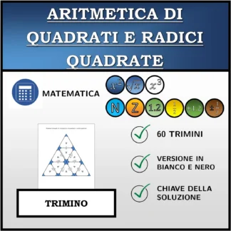 Trimino: Aritmetica di quadrati e radici quadrate