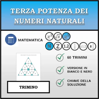 Trimino: Terza potenza dei numeri naturali