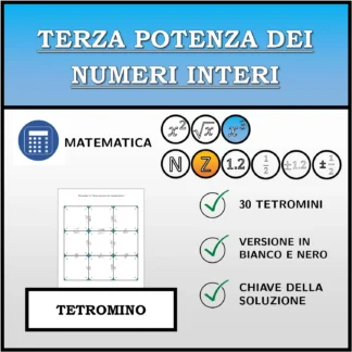 Tetramino: Terza potenza dei numeri interi