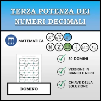 Domino: Terza potenza dei numeri decimali