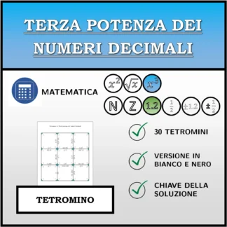 Tetramino: Terza potenza dei numeri decimali