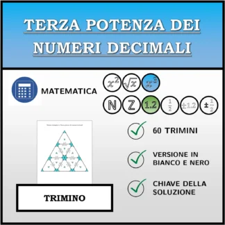 Trimino: Terza potenza dei numeri decimali