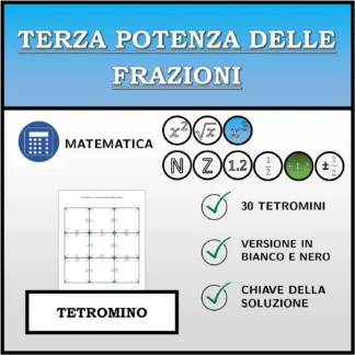 Tetramino: Terza potenza delle frazioni