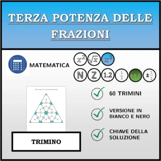 Trimino: Terza potenza delle frazioni