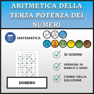 Domino: Aritmetica della terza potenza dei numeri