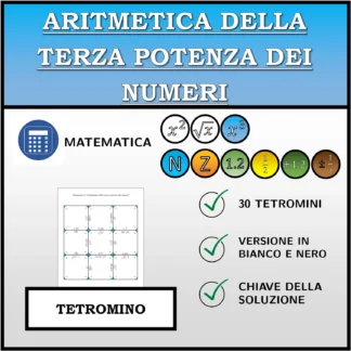 Tetramino: Aritmetica della terza potenza dei numeri