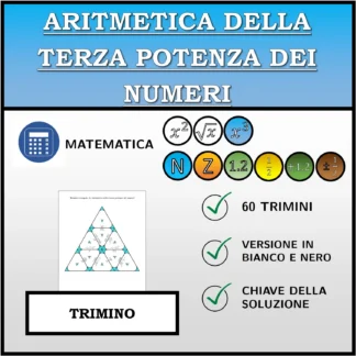 Trimino: Aritmetica della terza potenza dei numeri