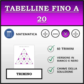 Trimino: Tabelline fino a 20