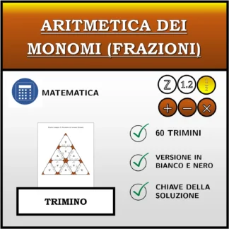 Trimino: Aritmetica dei monomi (frazioni)