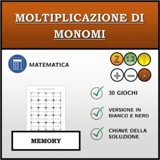 Memory: Moltiplicazione di monomi