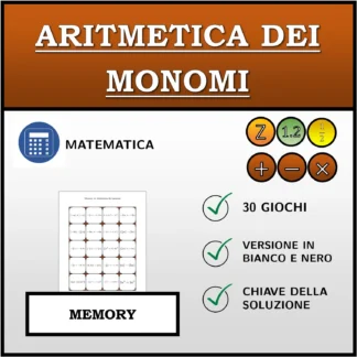 Memory: Aritmetica dei monomi