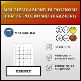 Memory: Moltiplicazione di polinomi per un polinomio (frazioni)