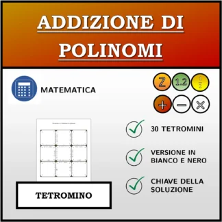 Tetramino: Addizione di polinomi