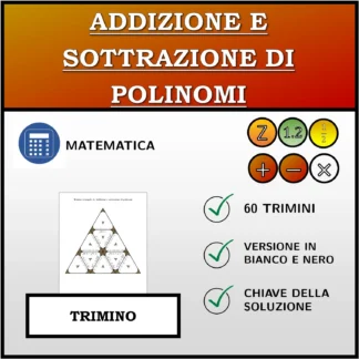 Trimino: Addizione e sottrazione di polinomi