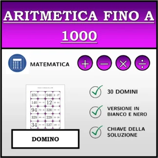 Domino: Aritmetica fino a 1000
