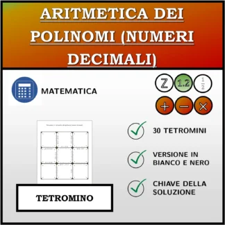 Tetramino: Aritmetica dei polinomi (numeri decimali)
