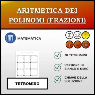 Tetramino: Aritmetica dei polinomi (frazioni)