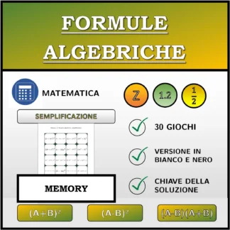 Memory: Formule algebriche, semplificazione