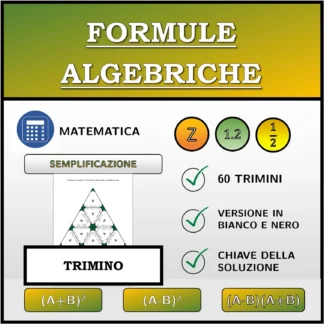 Trimino: Formule algebriche, semplificazione