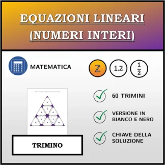 Trimino: Equazioni lineari (numeri interi)