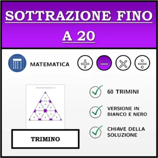 Trimino: Sottrazione fino a 20