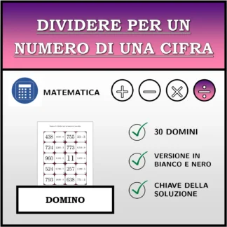 Domino: Dividere per un numero di una cifra