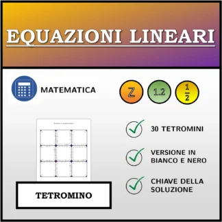 Tetramino: Equazioni lineari