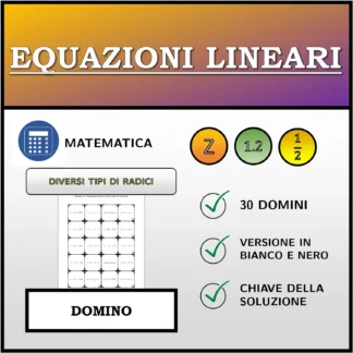 Domino: Equazioni lineari, diversi tipi di soluzioni