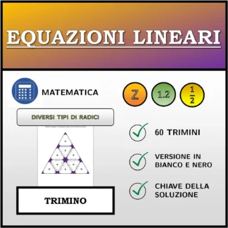 Trimino: Equazioni lineari, diversi tipi di soluzioni