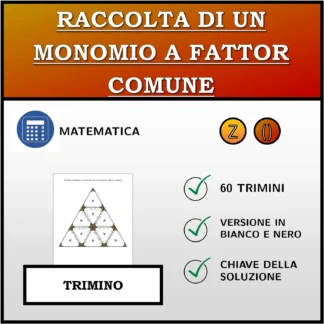 Trimino: Raccolta di un monomio a fattor comune