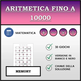 Memory: Aritmetica fino a 10000