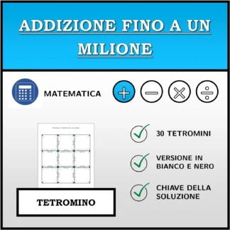 Tetramino: Addizione fino a un milione