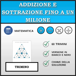 Trimino: Addizione e sottrazione fino a un milione