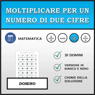 Domino: Moltiplicare per un numero di due cifre