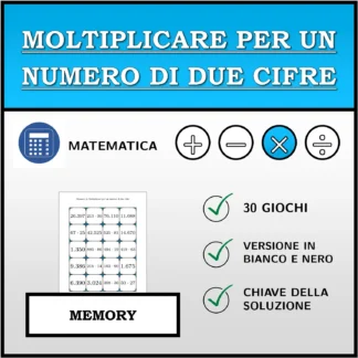 Memory: Moltiplicare per un numero di due cifre