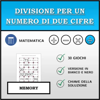 Memory: Divisione per un numero di due cifre