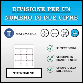 Tetramino: Divisione per un numero di due cifre