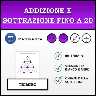 Trimino: Addizione e sottrazione fino a 20