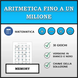 Memory: Aritmetica fino a un milione