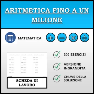 Scheda di lavoro: Aritmetica fino a un milione