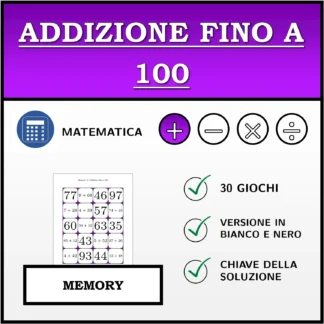 Memory: Addizione fino a 100