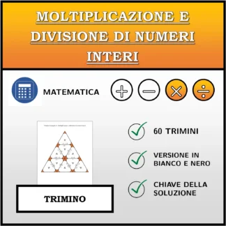 Trimino: Moltiplicazione e divisione di numeri interi