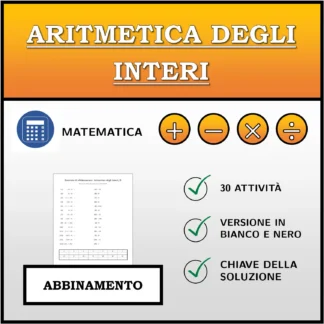 Esercizio di abbinamento: Aritmetica degli interi