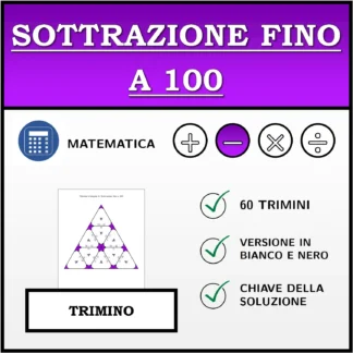 Trimino: Sottrazione fino a 100