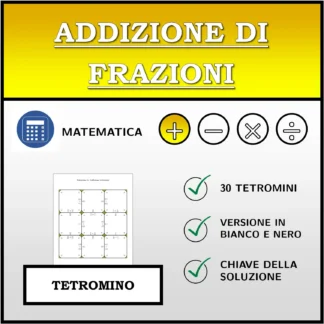 Tetramino: Addizione di frazioni