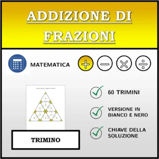 Trimino: Addizione di frazioni