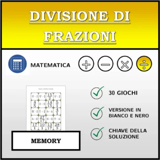 Memory: Divisione di frazioni
