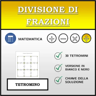Tetramino: Divisione di frazioni
