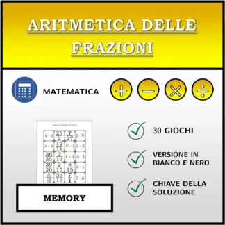 Memory: Aritmetica delle frazioni