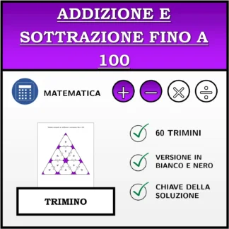 Trimino: Addizione e sottrazione fino a 100